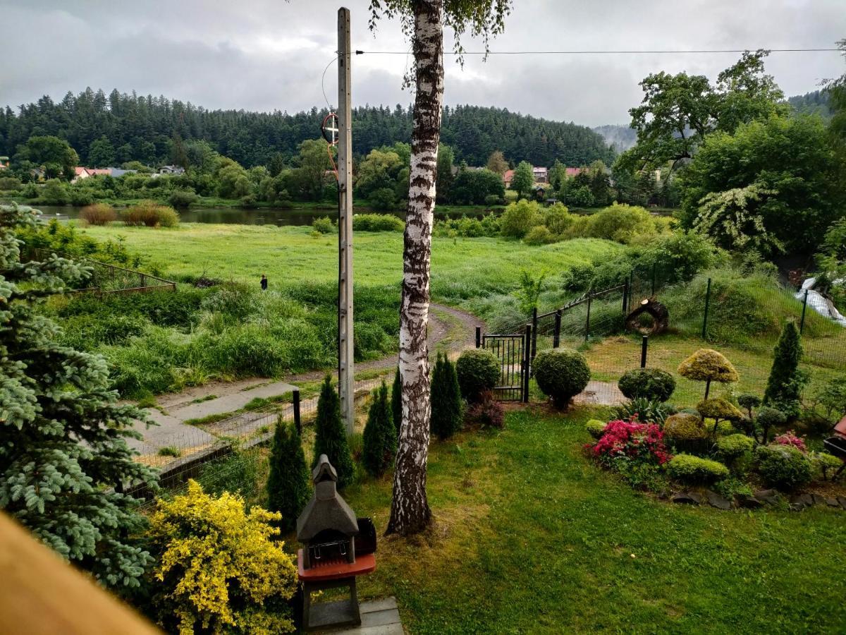 Domki I Pokoje U Borsa Lesko Buitenkant foto
